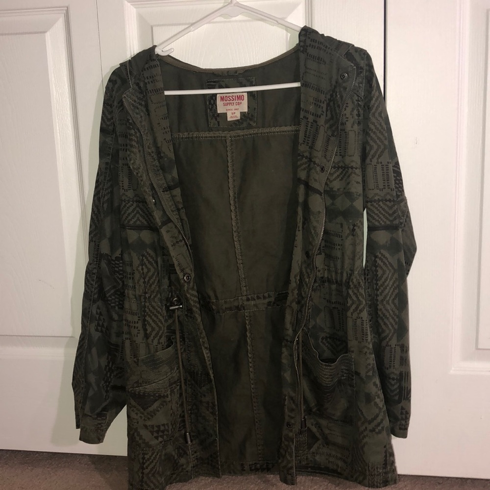 Olive Patterned Jacket